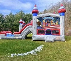 Red, White & Bounce Dual Lane Combo